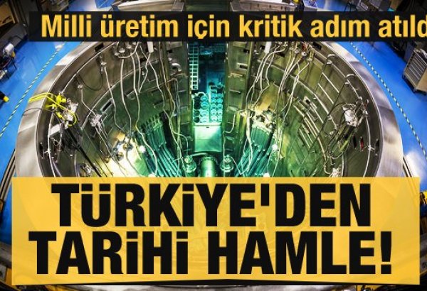 Türkiye'den tarihi nükleer reaktör adımı! Çalışmalar başladı