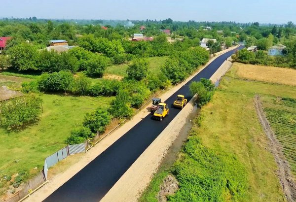 В Тертерском районе завершается реконструкция автодороги, соединяющей 5 населенных пунктов