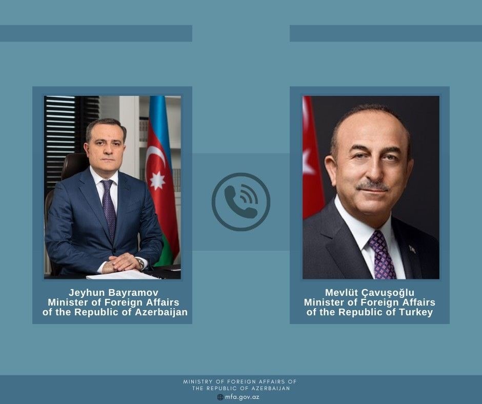 FMs of Azerbaijan, Turkey hold phone talks