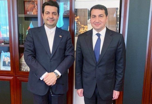 Iranian ambassador holds talks with assistant to Azerbaijan's president