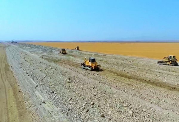 Construction of Horadiz-Jabrayil-Zangilan-Aghband highway continues in Azerbaijan