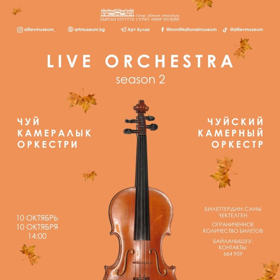 В Бишкеке пройдет музыкальное мероприятие «Live Orchestra» - TurkicWorld