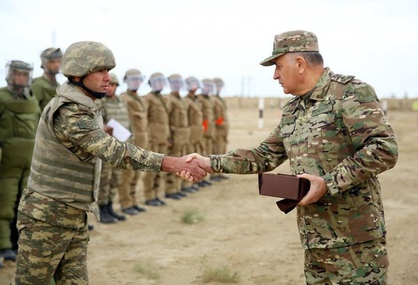 Azerbaijani MoD inspects training level of engineer-sapper troops