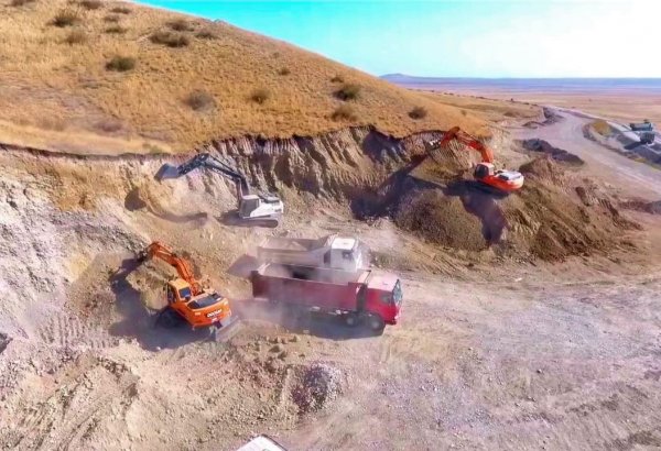 Продолжается строительство автодороги Талыш-Нафталан