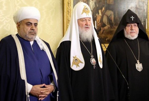 Moskvada Azərbaycan, Rusiya, Ermənistan dini liderlərinin görüşü keçirilir