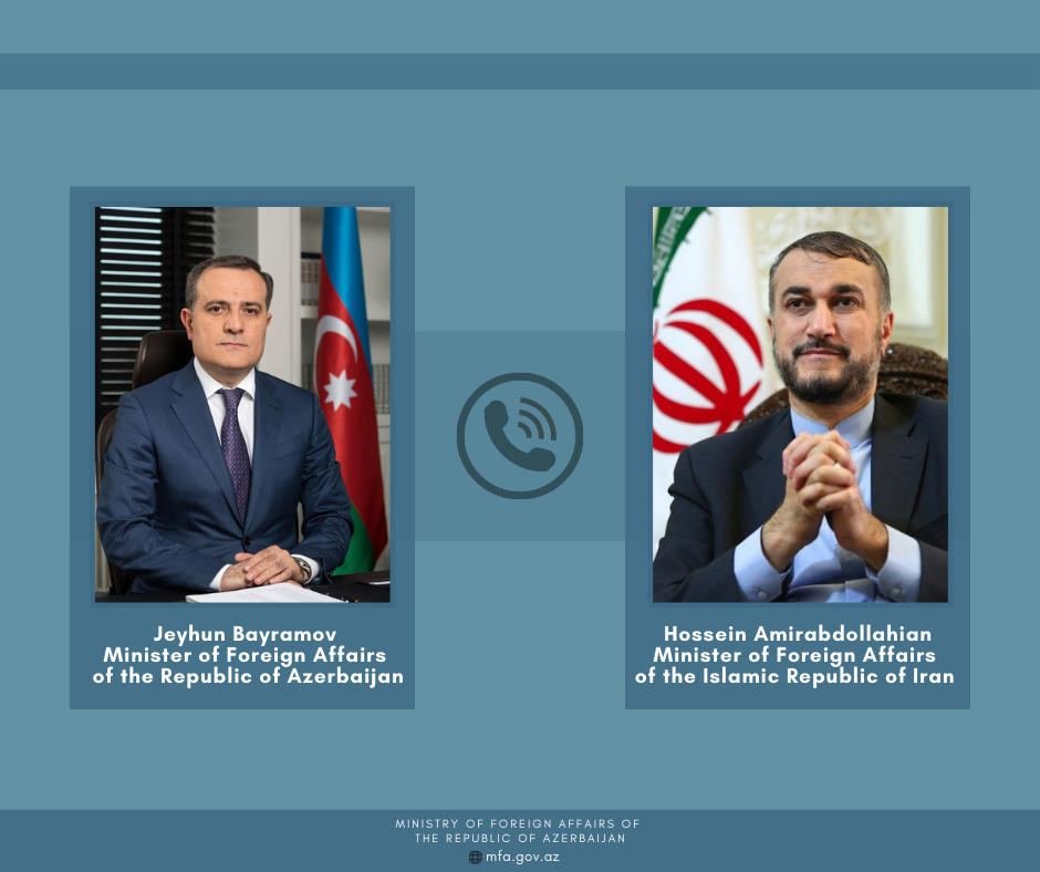 Azerbaijani, Iranian FMs talk recent relations developments