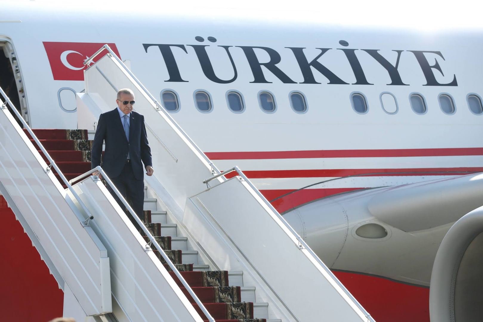 Türkiyə Prezidenti Azərbaycana yola düşüb