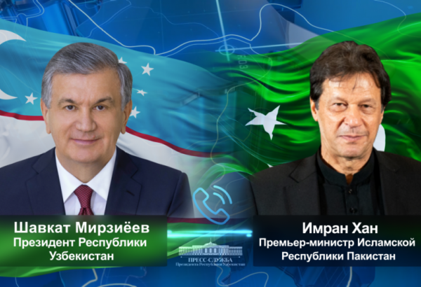 Президент Узбекистана обсудил с Премьер-министром Пакистана актуальные вопросы двусторонней повестки и регионального взаимодействия