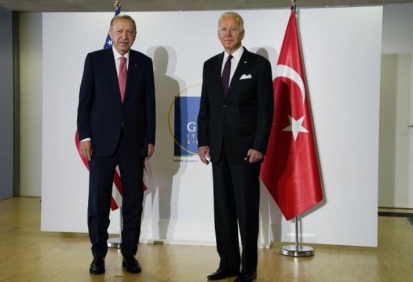 Erdogan, Biden meeting starts in Rome.
Erdogan, Biden discuss situation in South Caucasus