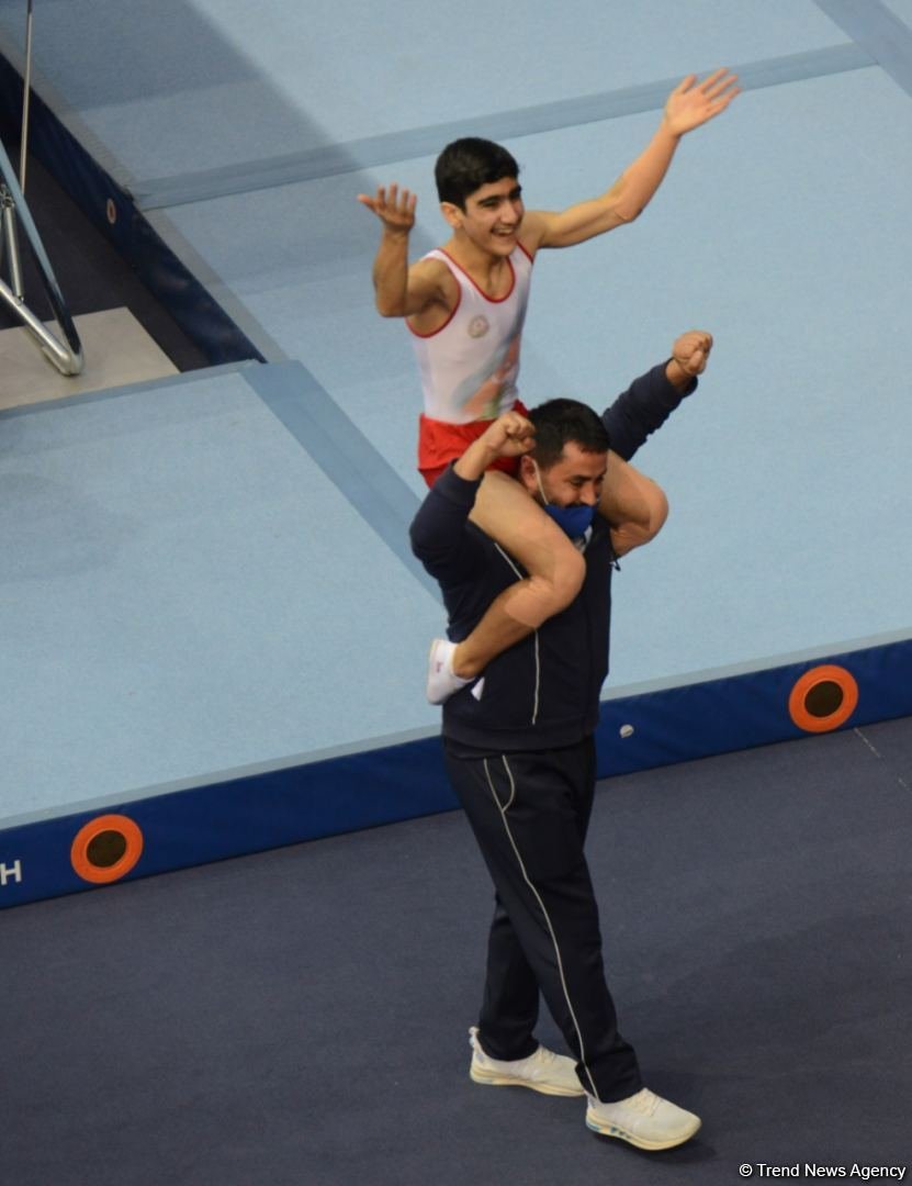 Azerbaijani gymnast grabs gold at 28th FIG World Age Group Competitions