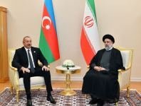 President Ilham Aliyev met with Iranian President Seyyed Ebrahim Raisi (PHOTO)