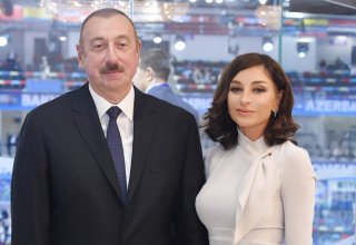 President Ilham Aliyev, First Lady Mehriban Aliyeva get acquainted with construction of Zangilan International Airport