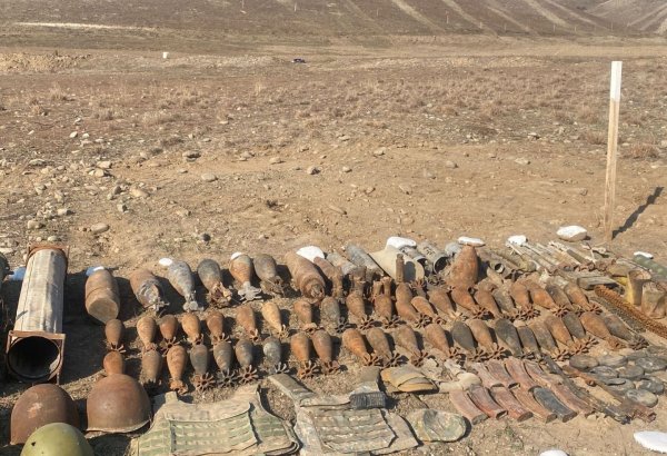 Участок автодороги Горадиз-Агбенд площадью 190 га полностью очищен от мин и неразорвавшихся боеприпасов