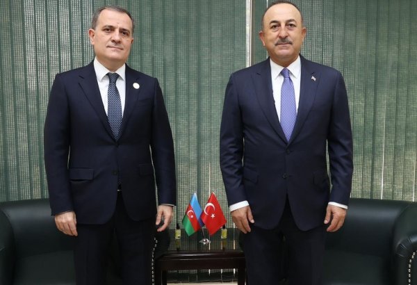 Azerbaijani, Turkish FMs discuss results of "3 + 3" meeting