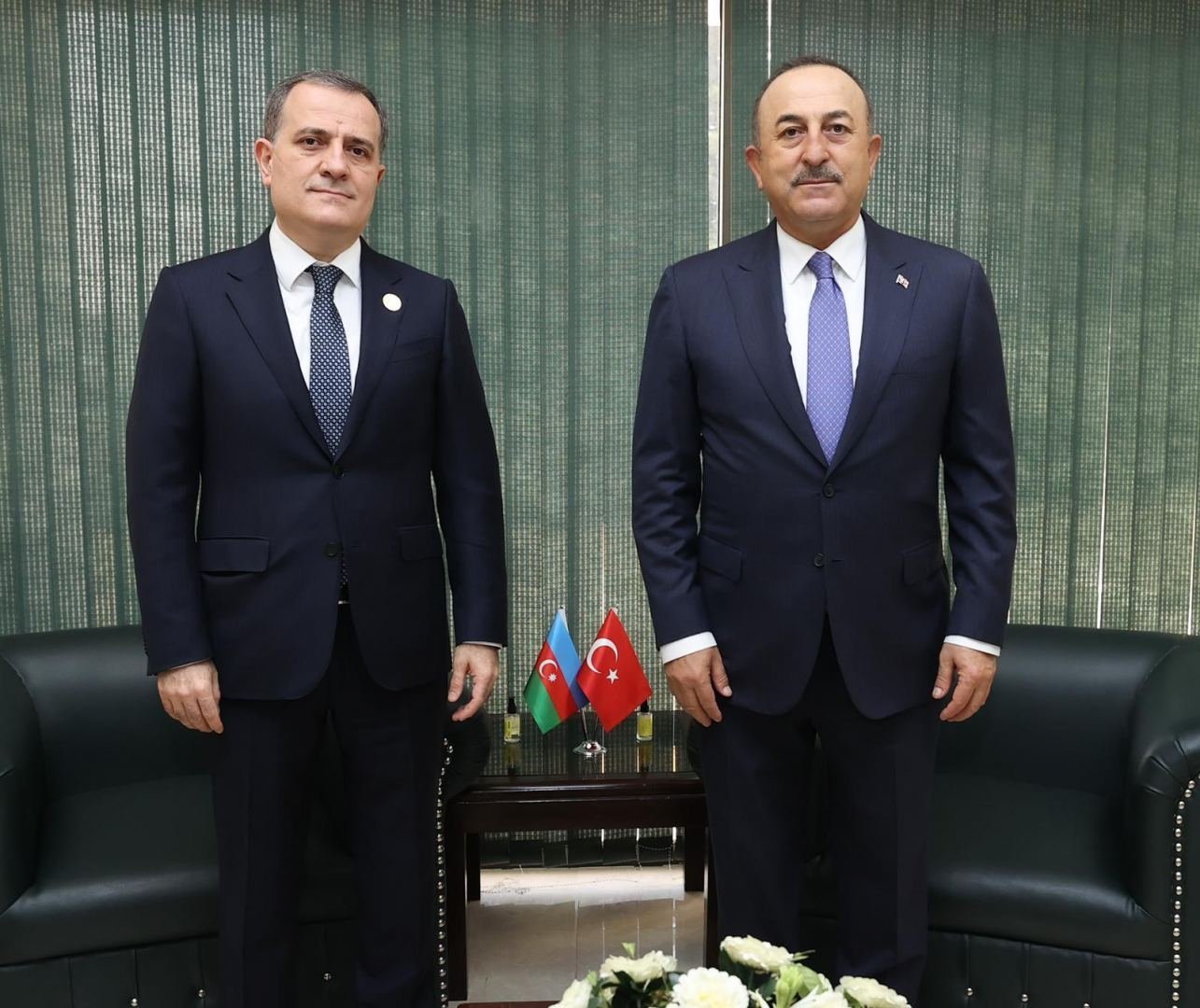 Azerbaijani, Turkish FMs discuss results of "3 + 3" meeting