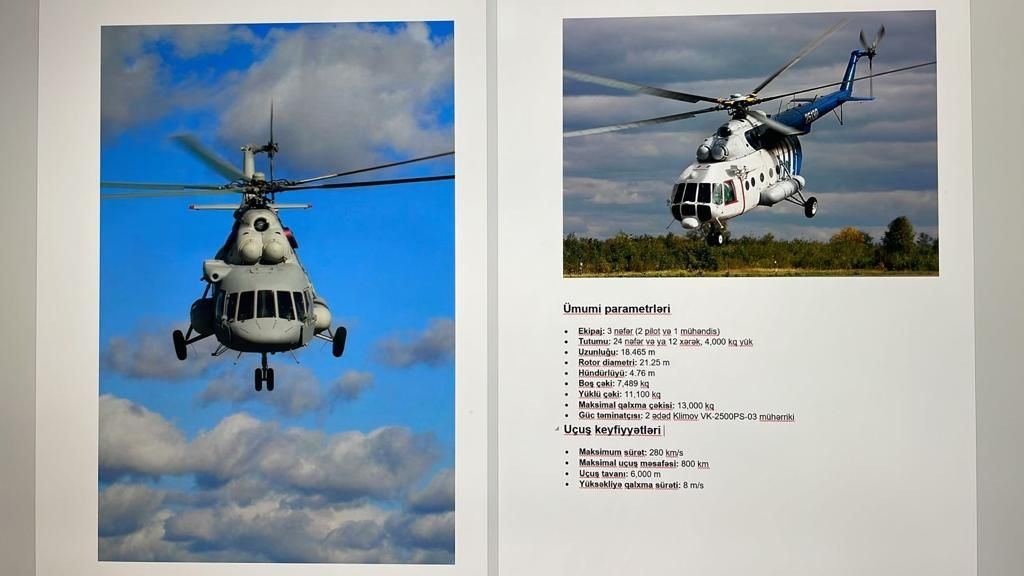 Helikopterin düşmə anında qara qutuda qeydə alınmış uçuş parametrləri açıqlanıb