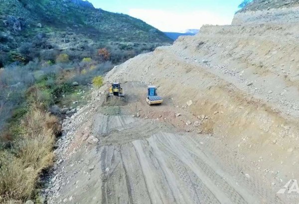 Azerbaijan continues construction of Gubadly-Eyvazli highway