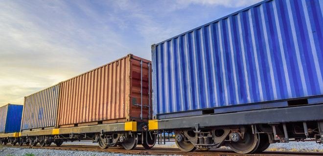 Regular container block train arrives from China to Azerbaijan