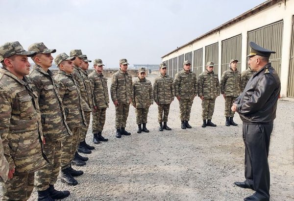 Deputy Defense Minister of Azerbaijan meets with servicemen