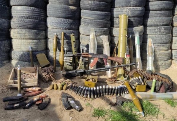 Azerbaijan unveils volume of ammunition found on its liberated territories in 2021