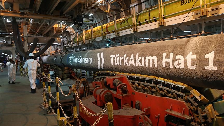 TürkAkım üzerinden 2 yılda Türkiye ve Avrupa'ya 34,8 milyar metreküp gaz taşındı