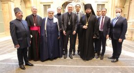 Qafqaz Müsəlmanları İdarəsinin sədri Vatikanın baş keşişi ilə görüşüb