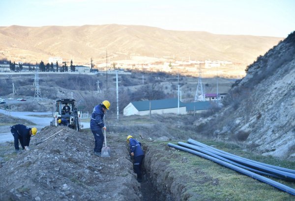 Восстанавливается водоснабжение поселка Суговушан и села Талыш Тертерского района
