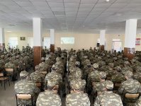 Azerbaijani holding training session for reservists
