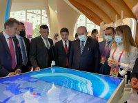 Turkish officials observe Azerbaijan’s pavilion at Dubai Expo 2020
