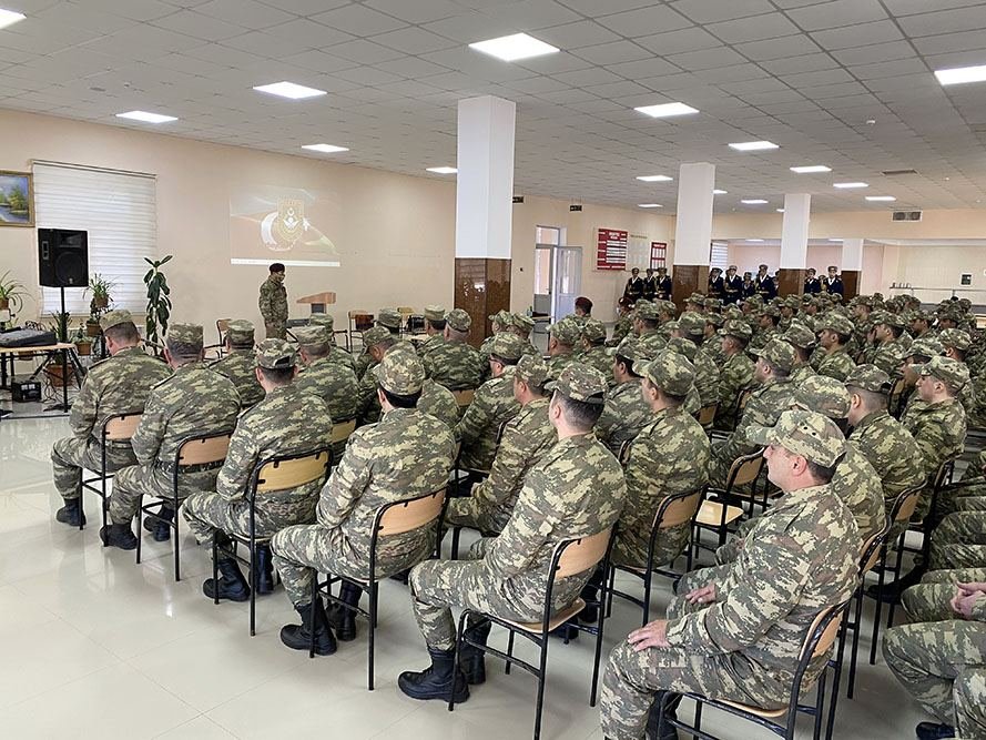 Azerbaijani holding training session for reservists