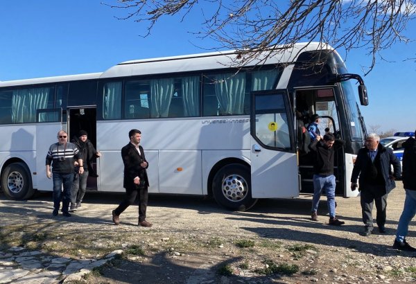 First regular passenger bus from Baku arrives in liberated Aghdam
