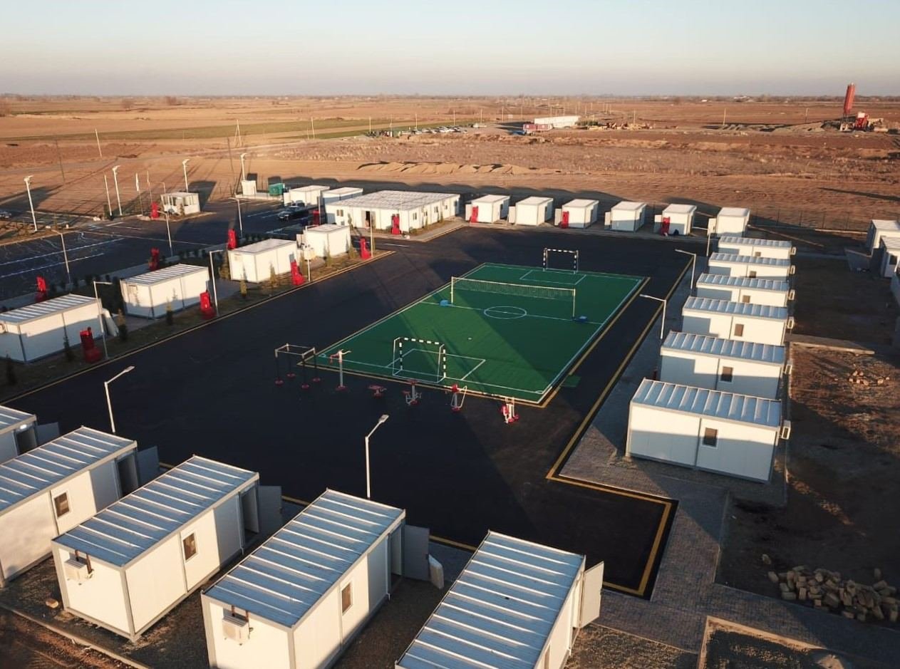 Azerbaijan's ANAMA builds new mobile field camp in Aghdam district