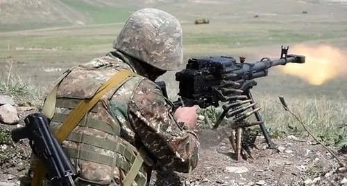 Positions of Azerbaijani army come under fire - MoD