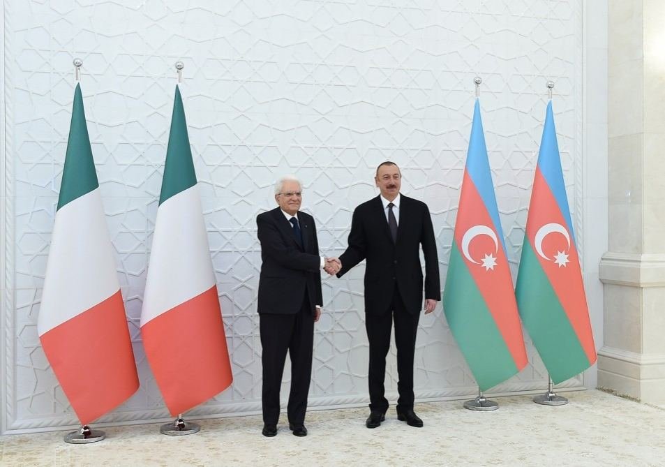 President Ilham Aliyev congratulated Sergio Mattarella on his re-election as President of Italy
