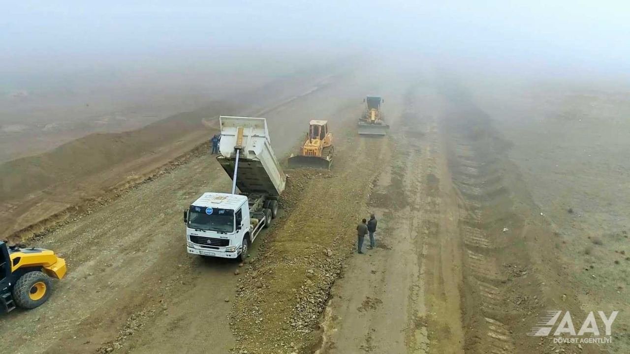Talış-Tapqaraqoyunlu-Qaşaltı sanatoriyasına gedən avtomobil yolunun inşası davam etdirilir