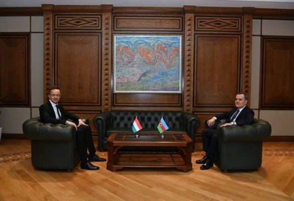 Началась встреча между министрами иностранных дел Азербайджана и Венгрии