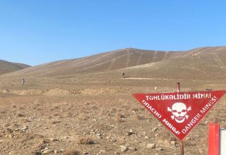 Turkish ministry shares report on mine clearance in liberated Azerbaijani lands for Jan. 2022