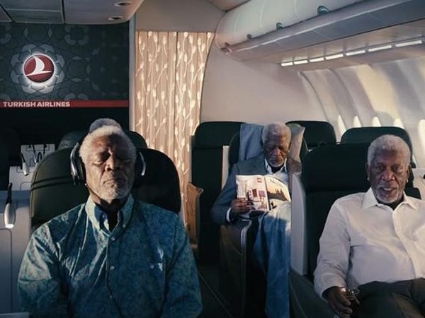 Морган Фримен снялся в очередном рекламном ролике Turkish Airlines