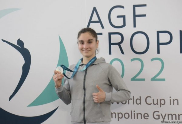 Worked fruitfully to win a medal - silver medalist of World Cup, Azerbaijani gymnast Seljan Mahsudova