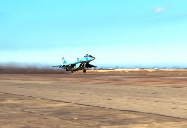 Hərbi Hava Qüvvələrində MiQ-29-ların təlimləri keçirilib (VİDEO)