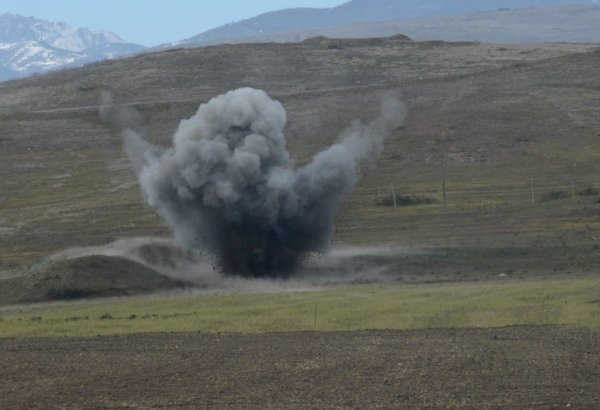 Two persons injured from mine explosion in Azerbaijan's Tartar