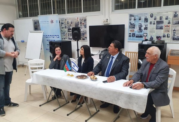 Mayor's office of Israeli Ashkelon city holds meeting with Azerbaijani MPs (PHOTO)