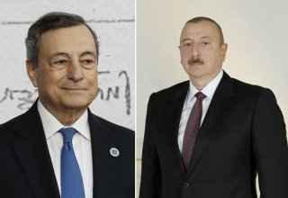 Italian Prime Minister Mario Draghi calls Azerbaijani President Ilham Aliyev