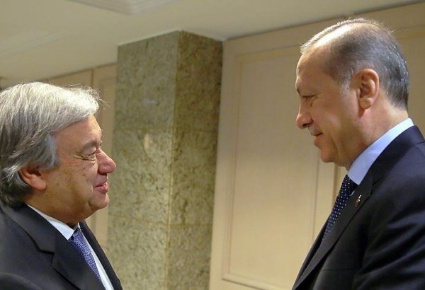 Президент Турции провел в среду телефонный разговор с генеральным секретарем ООН