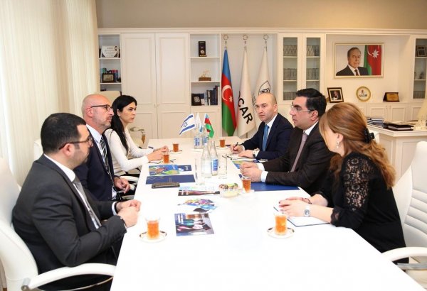 Президент Израильско-Азербайджанской торгово-промышленной палаты посетил Бакинскую высшую школу нефти (ФОТО)