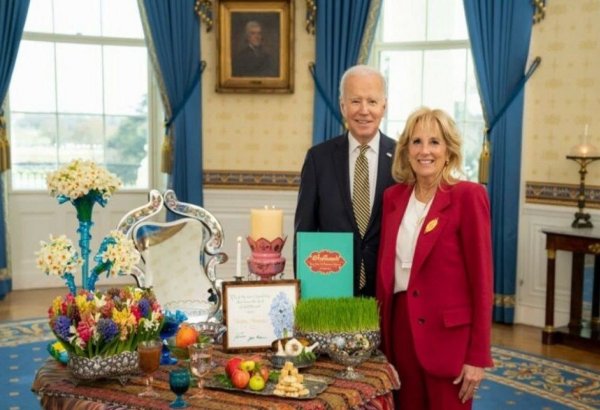 Президент США вместе со своей супругой накрыли стол по случаю праздника Новруз