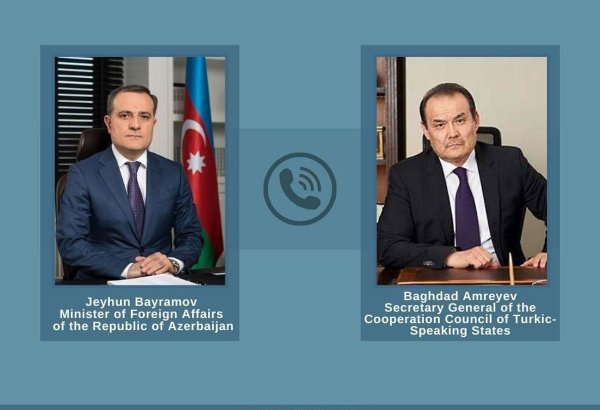 Azerbaijani FM, Secretary-General of Organization of Turkic States hold phone talks