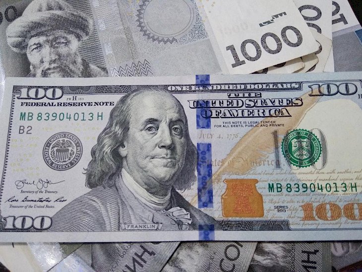 Кыргызстанда коммерциялык банктарда доллардын курсу 94 сомго жетти