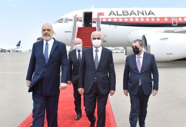 Albania's PM arrives on official visit to Azerbaijan