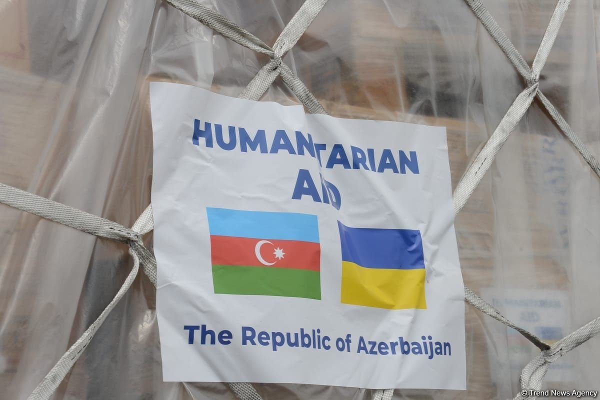 Azerbaijan sends 20 tons of humanitarian aid to Ukrainian city